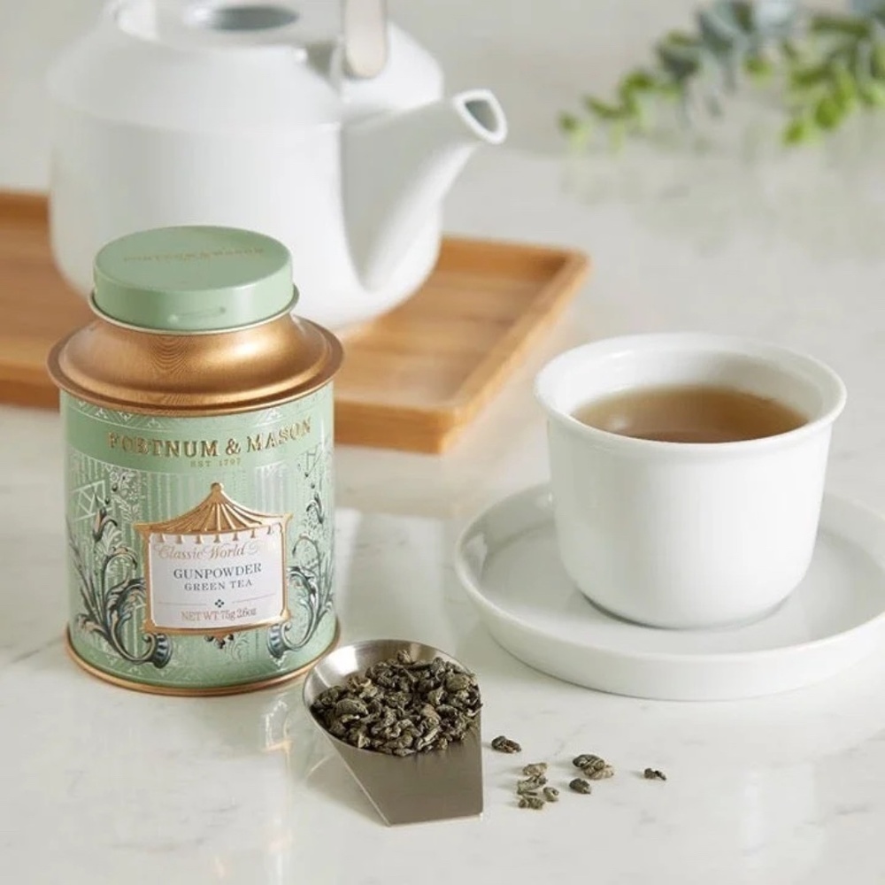 Fortnum & Mason Gunpowder 75g Loose Leaf Empty Tea Storage Tin